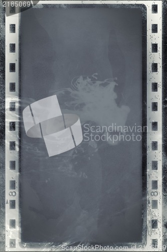 Image of Grunge film frame with space for text or image