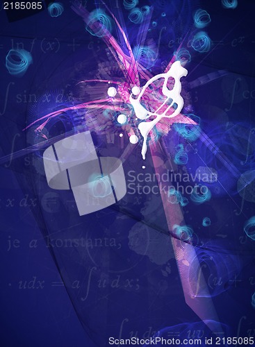 Image of Grunge abstract textured  collage