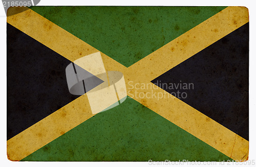 Image of Grunge flag of Jamaica