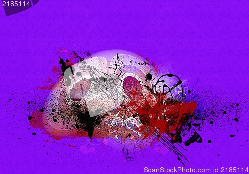 Image of Abstract watercolor collage