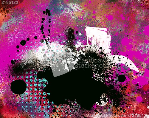 Image of Grunge abstract textured  collage