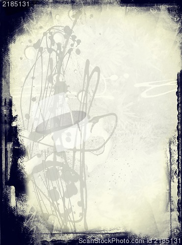 Image of Grunge retro style frame for your projects