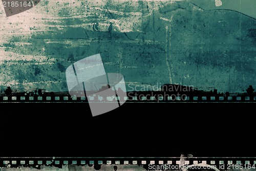 Image of Grunge film frame with space for text or image