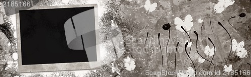 Image of Abstract floral banner