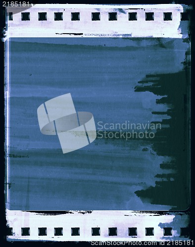 Image of Grunge film frame with space for text or image