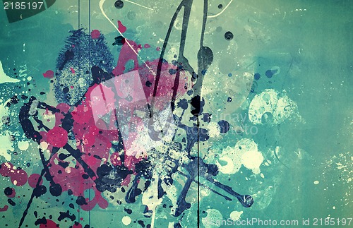 Image of Grunge abstract textured  collage