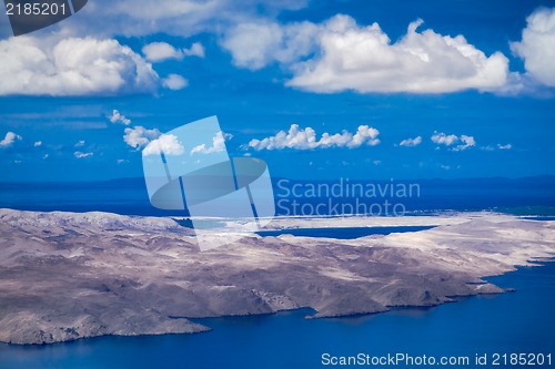 Image of Mediterranean islands as seen from the air