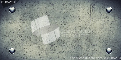 Image of Grunge metal plate