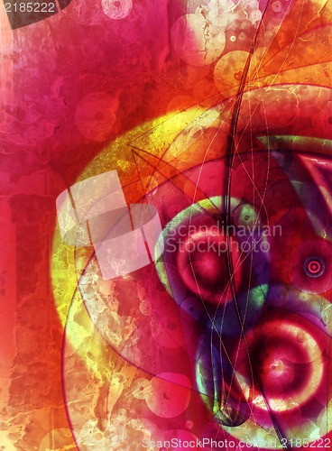 Image of Grunge abstract textured  collage