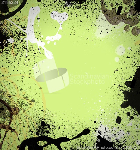 Image of Grunge splatter frame