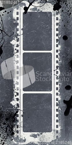 Image of Grunge film frame with space for text or image