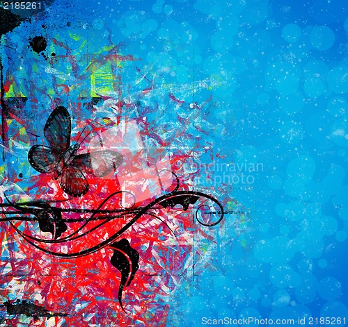 Image of Abstract textured digital painting