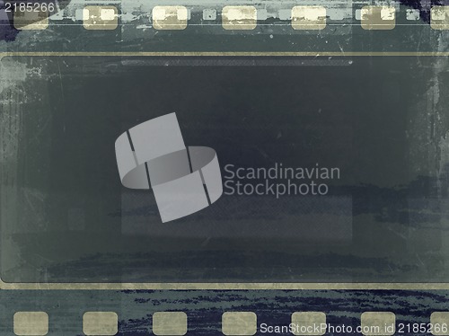 Image of Grunge film frame with space for text or image