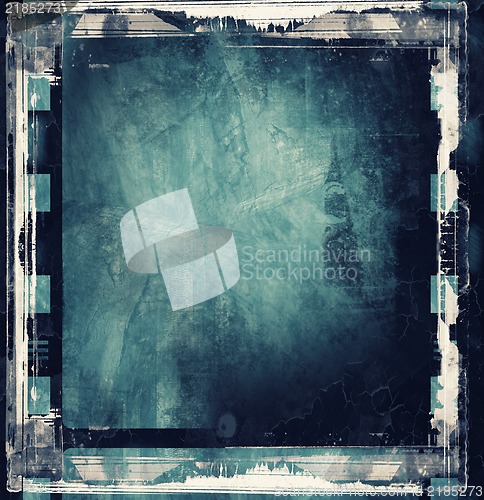 Image of Grunge retro style frame for your projects