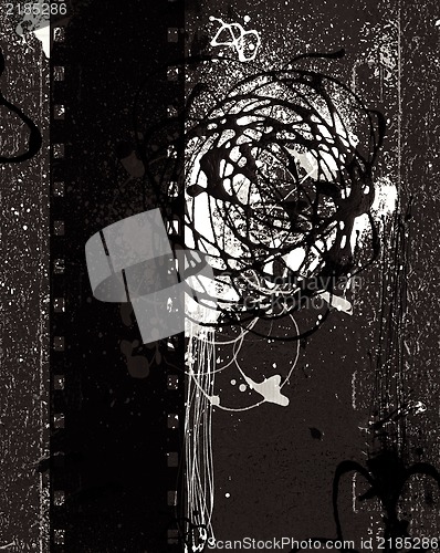 Image of Grunge film frame