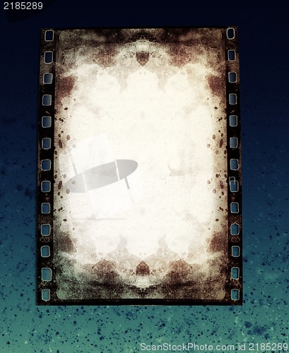 Image of Grunge film frame with space for text or image