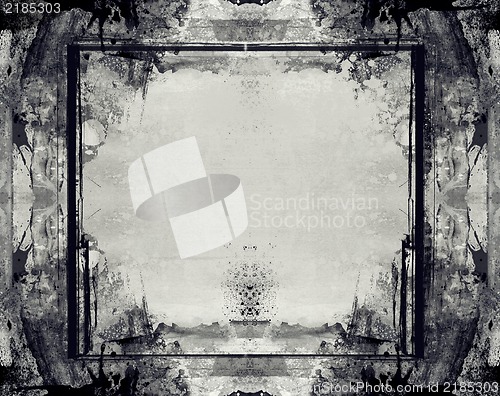 Image of Grunge retro style frame for your projects