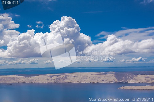 Image of Mediterranean islands as seen from the air