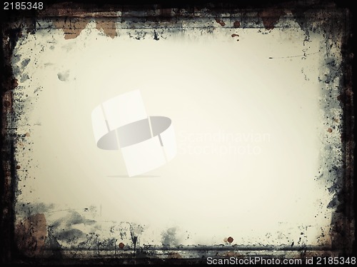 Image of Grunge retro style frame for your projects
