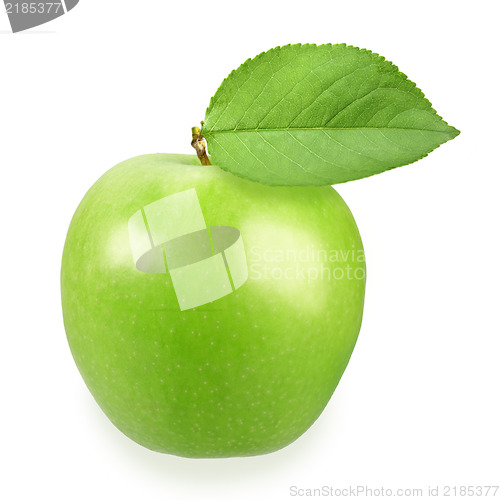 Image of Single a green apple