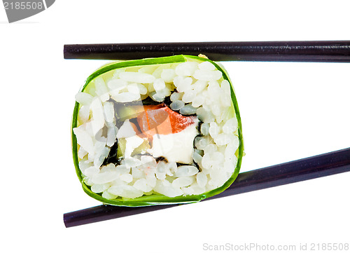 Image of Sushi Roll on a white background