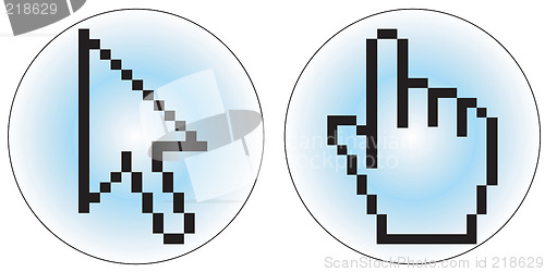 Image of Computer cursor icons