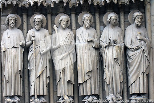 Image of Bartholomew, Simon, James the Less, Andrew, John, and Peter