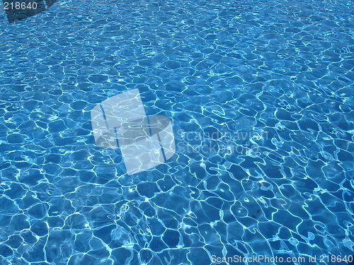 Image of Clear blue water