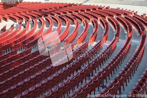 Image of Empty stadium seats