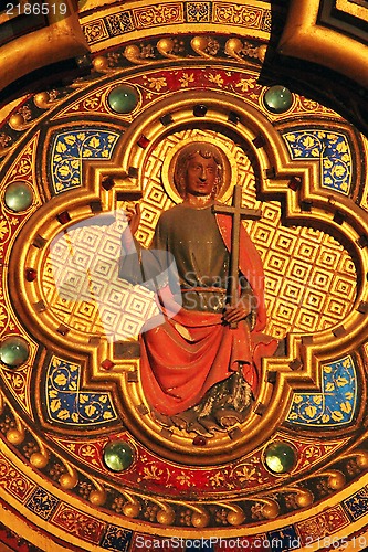 Image of Icon on the wall of  Sainte-Chapelle, Paris