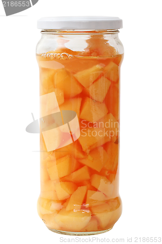 Image of stewed fruits in a jar