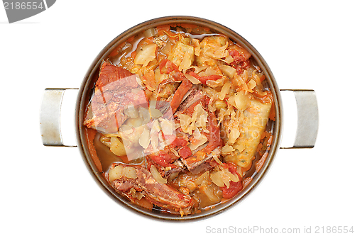 Image of stuffed cabbage with pork