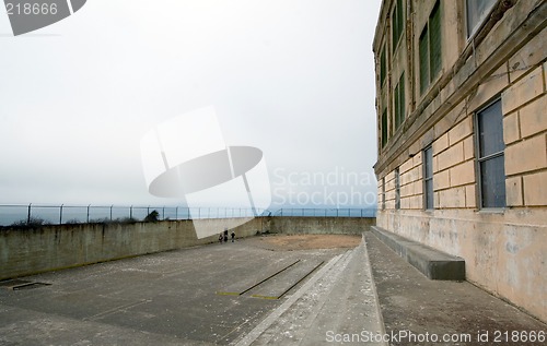 Image of Exercise yard at Alcatraz