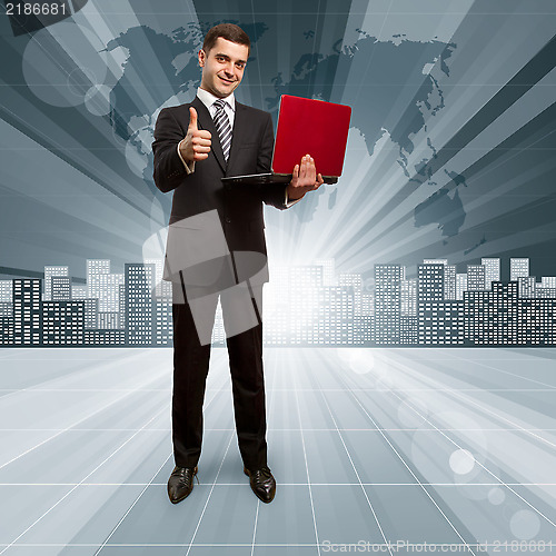 Image of Business People against Conceptual Background