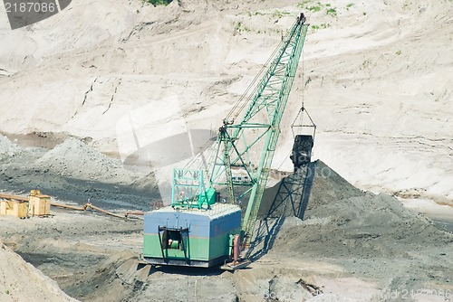 Image of Amber open-cast mining in Yantarny, Russia