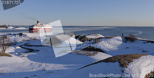 Image of Cruise ship Gabriella leaves from Helsinki