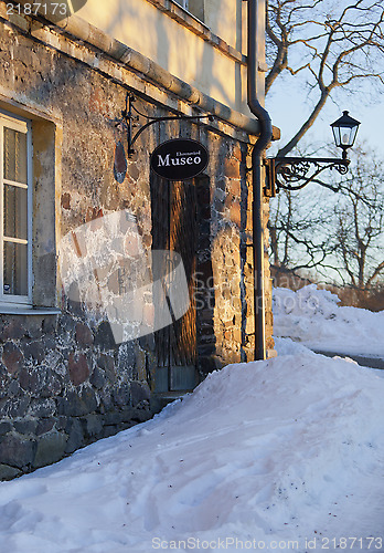 Image of Ehrensvärd Museum in Suomenlinna Island in Helsinki Finland