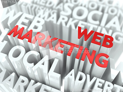 Image of Web Marketing Concept.