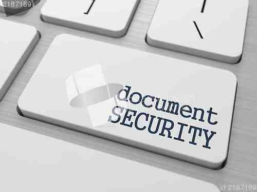 Image of Document Security Concept.