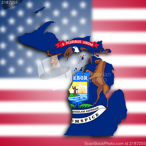 Image of Map of Michigan