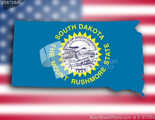 Image of Map of South Dakota