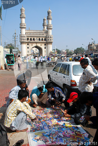 Image of CD seller, Hyderabad, India