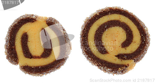 Image of Two Bicolor Cookies