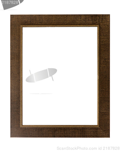 Image of Decorative photo frame isolated on white background.