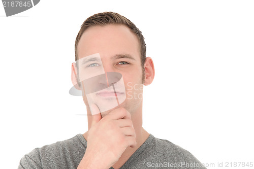 Image of Thoughtful young man