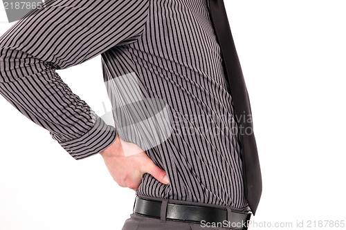 Image of Businessman with backache