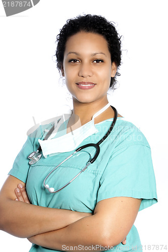 Image of Female African American doctor