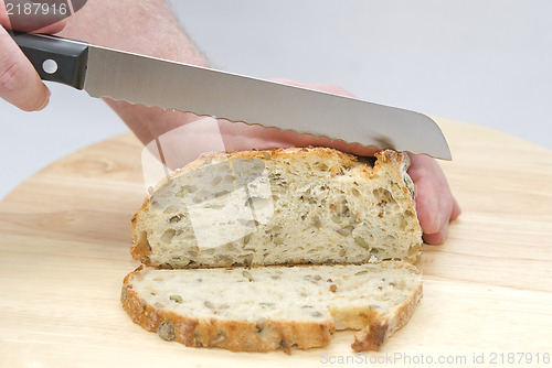 Image of Cutting Bread