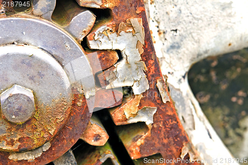 Image of rusty gear-wheel