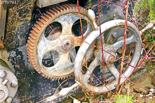 Image of rusty gear-wheel